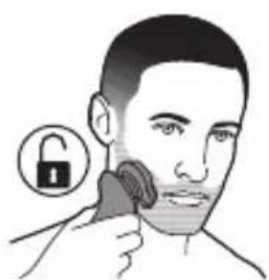 PHILIPS Series 6000 S6680 - Deactivating the travel lock - 1
