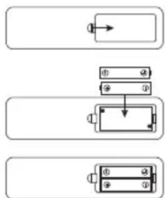SALORA SBO680 - Battery Replacement for the Remote Control - 1