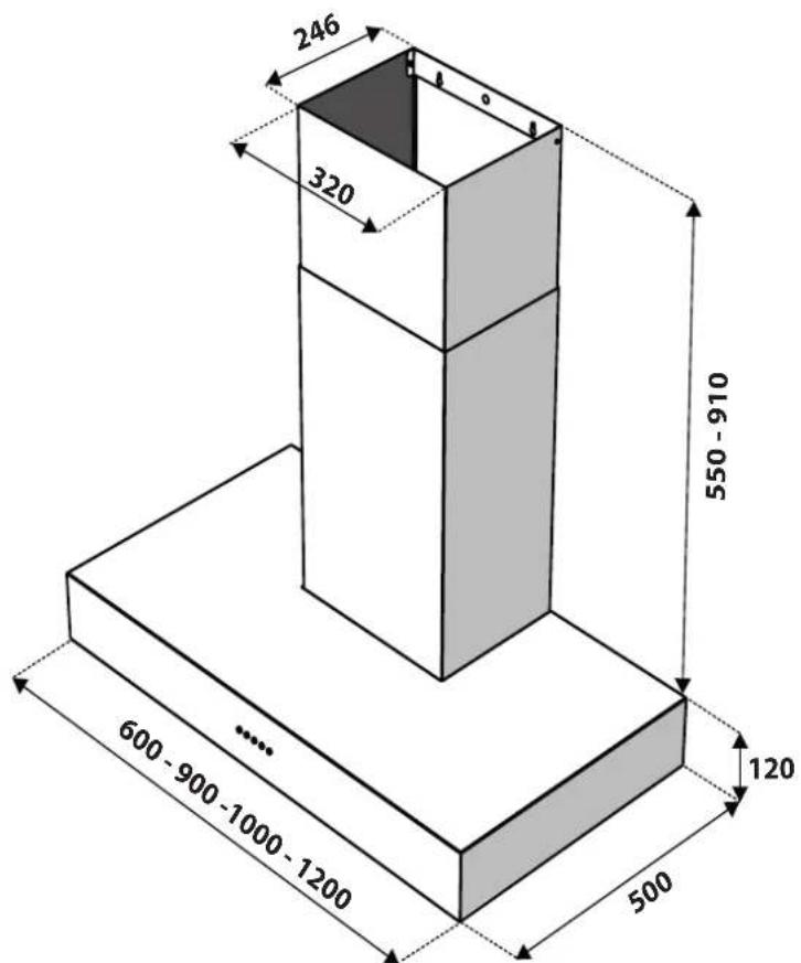 BERTAZZONI K120CONXA - DUNSTABZUGHAUBE - 1