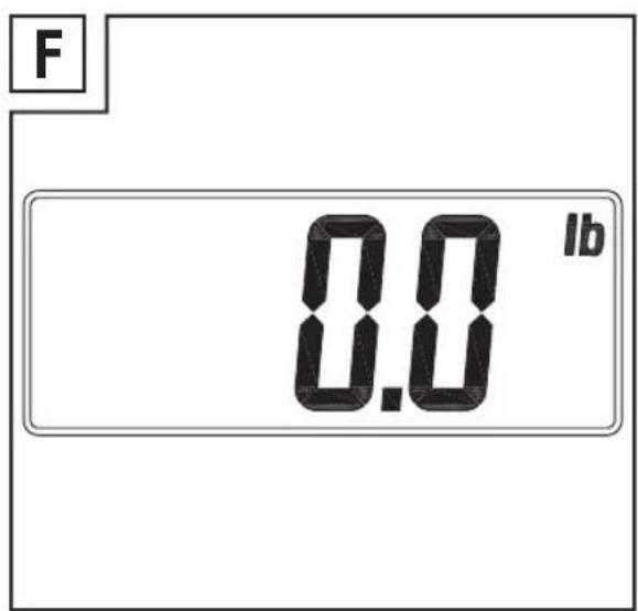 F 0.0 lb
