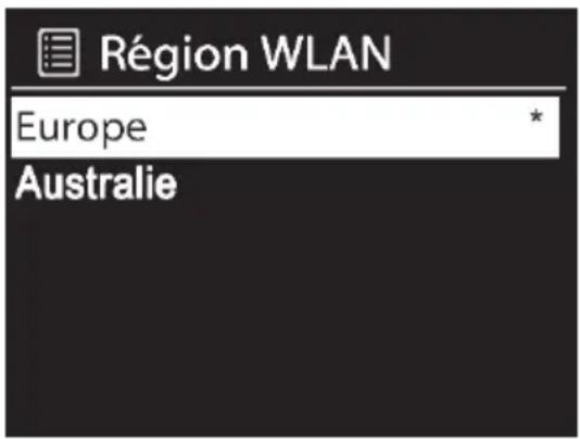 SILVERCREST SIRD 14 C4 - Selection de la région du réseau sans fil WLAN - 1