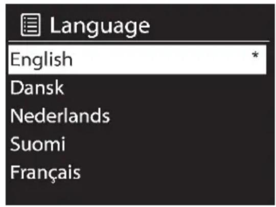 SILVERCREST SIRD 14 C4 - Selecting the menu language - 1