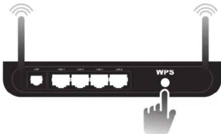 SILVERCREST SIRD 14 C4 - Pulse el botón (establecer la connexion WPS mediante el botón WPS) - 2