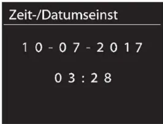 SILVERCREST SIRD 14 C4 - Datum und Uhrzeit einstellen - 6