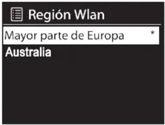 SILVERCREST SIRD 14 C4 - Selección la region WiFi - 1