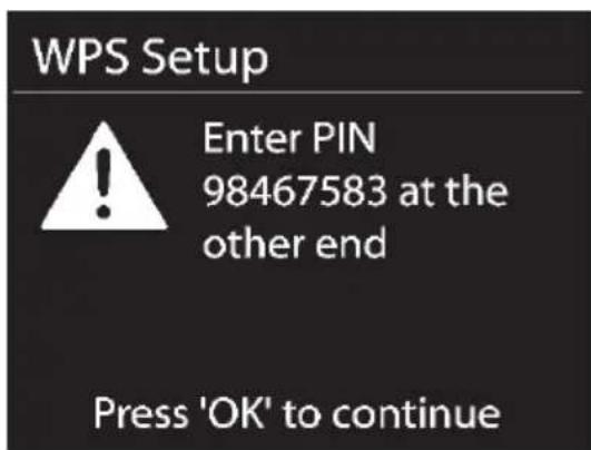 SILVERCREST SIRD 14 C4 - PIN (establish WPS connection by entering the PIN) - 1
