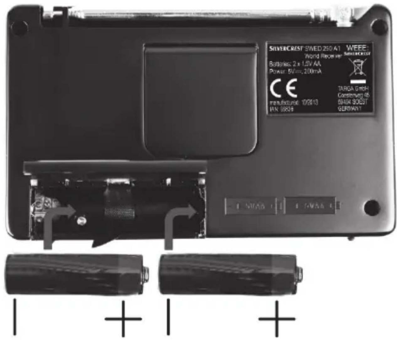 SILVERCREST SWD 250 A1 - Prima della messa in funzione - 2