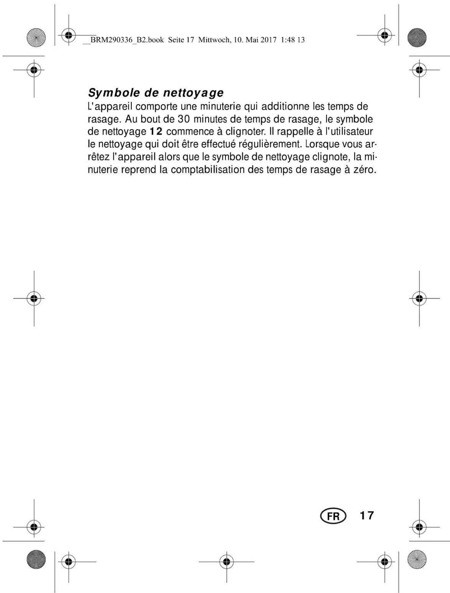 SILVERCREST SFR 37 B1 - Symbole de nettoyage - 1