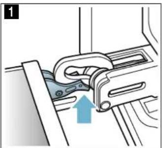 SIEMENS HB373A0R0 - Décrocher la porte de l'appareil - 1