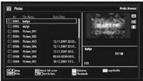 TECHWOOD VL37FHDT1101 - Viewing Photos via USB - 1