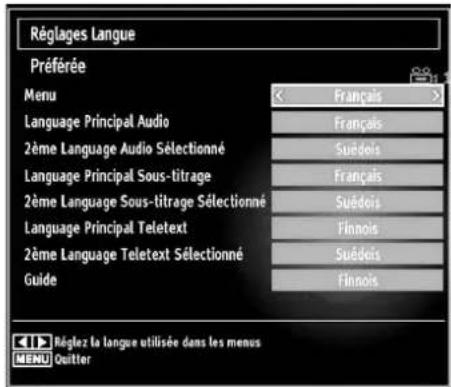 TECHWOOD VL37FHDT1101 - Paramètres de Langue - 1