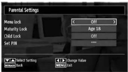 TECHWOOD VL37FHDT1101 - Parental Control - 2