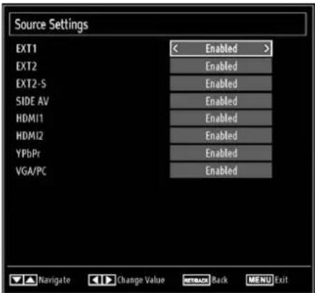 TECHWOOD VL37FHDT1101 - Configuring Source Settings - 1