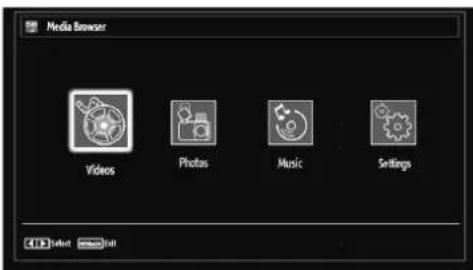 TECHWOOD VL37FHDT1101 - Media Playback Using Media Browser - 1