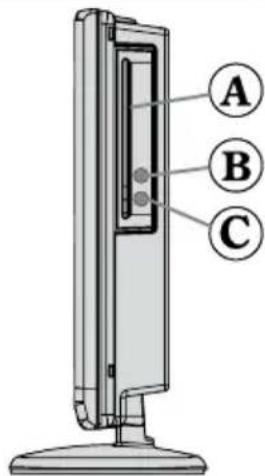 TECHWOOD TDVD19TN10 - Stop / Ejecter - 1