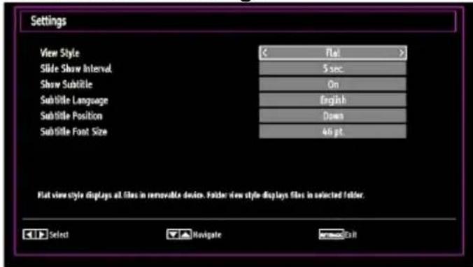 TECHWOOD TDVD19TN10 - Media Browser Settings - 1