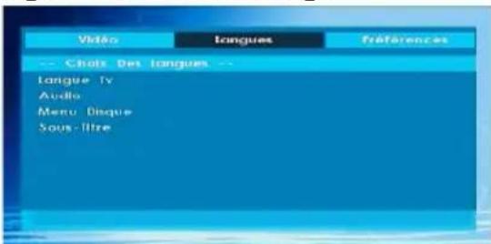 TECHWOOD TDVD19TN10 - Configuration de la langue - 1
