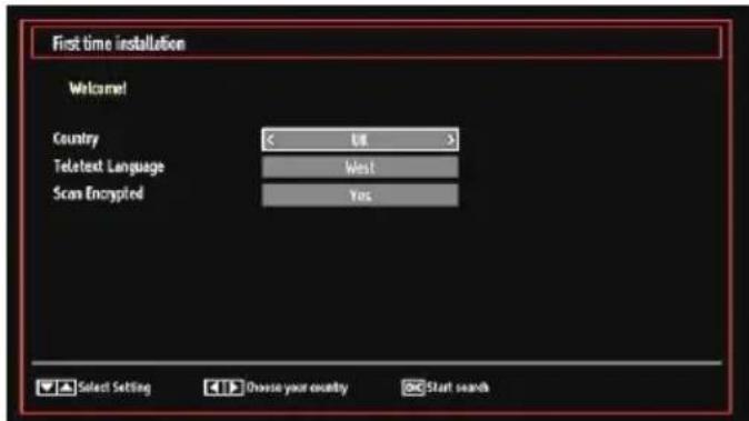 TECHWOOD TDVD19TN10 - First Time Installation - 2