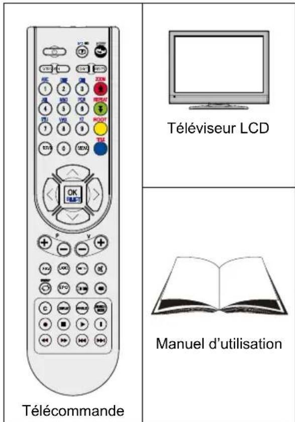 TECHWOOD TDVD19TN10 - Contenu du carton - 1
