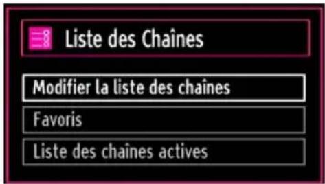 TECHWOOD TC1912TN882 - Gestion des chaînes : Liste des chaînes - 1