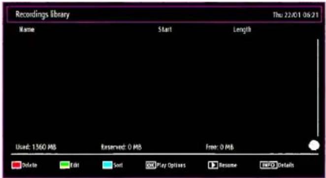 TECHWOOD TC1912TN882 - Watching Recorded Programmes - 1