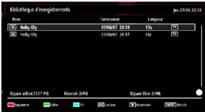 TECHWOOD TC1912TN882 - Regarder les programmes enregistrés - 1