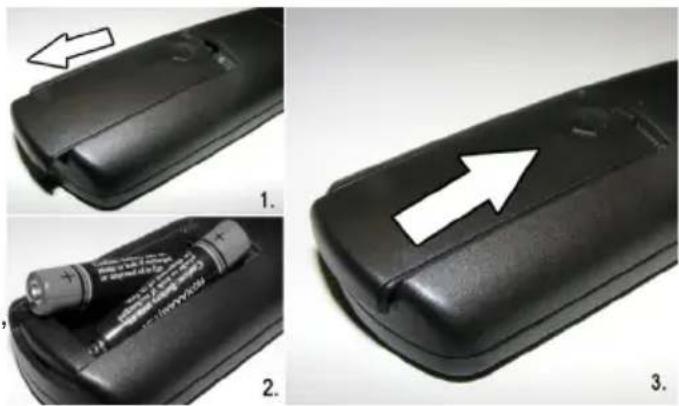TECHWOOD TC1912TN882 - Inserting Batteries - 1