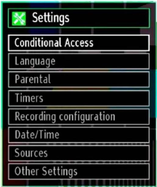 TECHWOOD TC1912TN882 - Configuring Your TV's Settings - 1