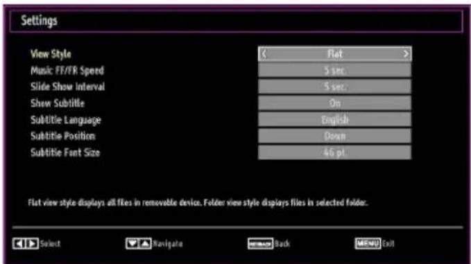 TECHWOOD TC1912TN882 - Media Browser Settings - 1