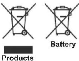 TECHWOOD CL24ITM13FDVX - Information for Users on Disposal of Old Equipment and Batteries - 1