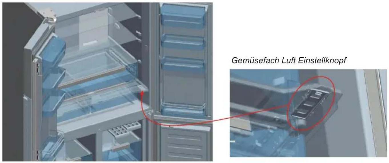 TEKA NFE 910 X - Gemüsefach Luft Einstellknopf - 1