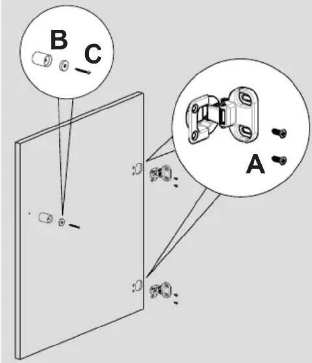 TEKA LI5 1280 - Instructions de montage de la portedu meuble - 3