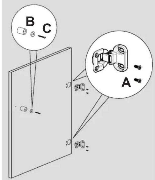 TEKA LI5 1280 - Instructions for mounting the furniture door - 2