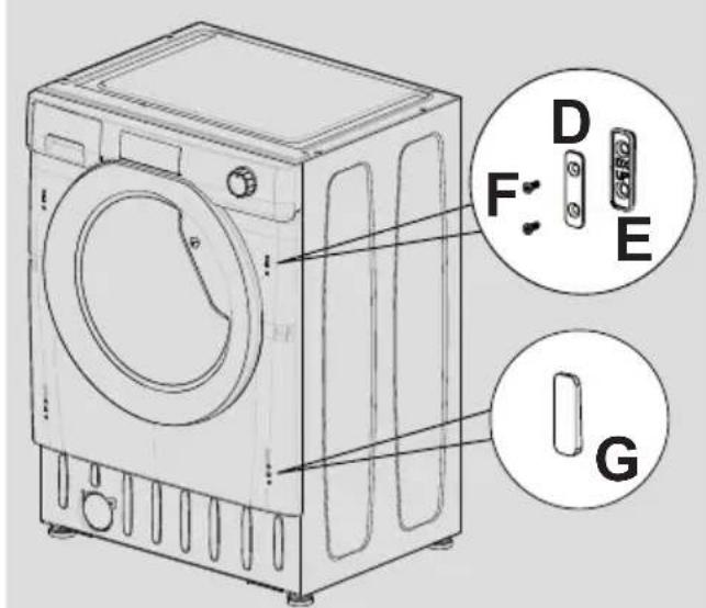 TEKA LI5 1280 - Instructions for mounting the furniture door - 3
