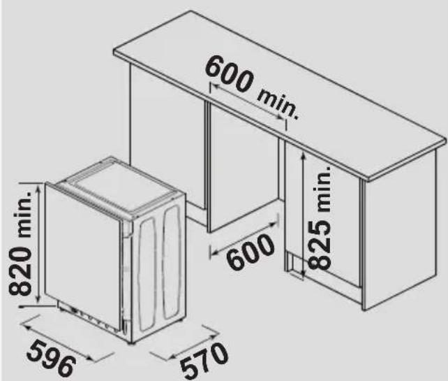 TEKA LI5 1080 - Instruções de montagem da porta do armário - 5