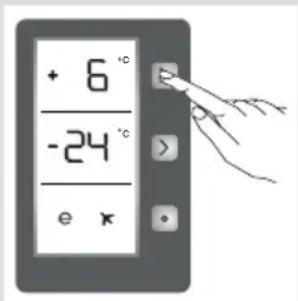 + 6 °C -24 °C > e x