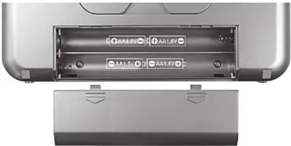 SILVERCREST SWDR 500 B1 - Vkladani baterii - 1