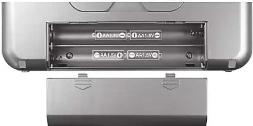 SILVERCREST SWDR 500 B1 - De batterijen plaatsen - 1