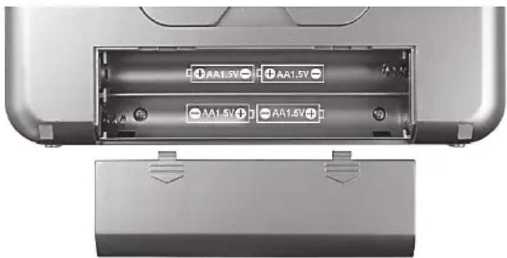 SILVERCREST SWDR 500 B1 - Batterien einlagen - 1