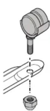 SILVERCREST SOR 2400 D2 - Installation des roulettes - 1