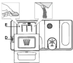 INDESIT DIE 2B19 - REEMPLIR LE DISTRIBUTEUR DE DÉTERGENT - 1