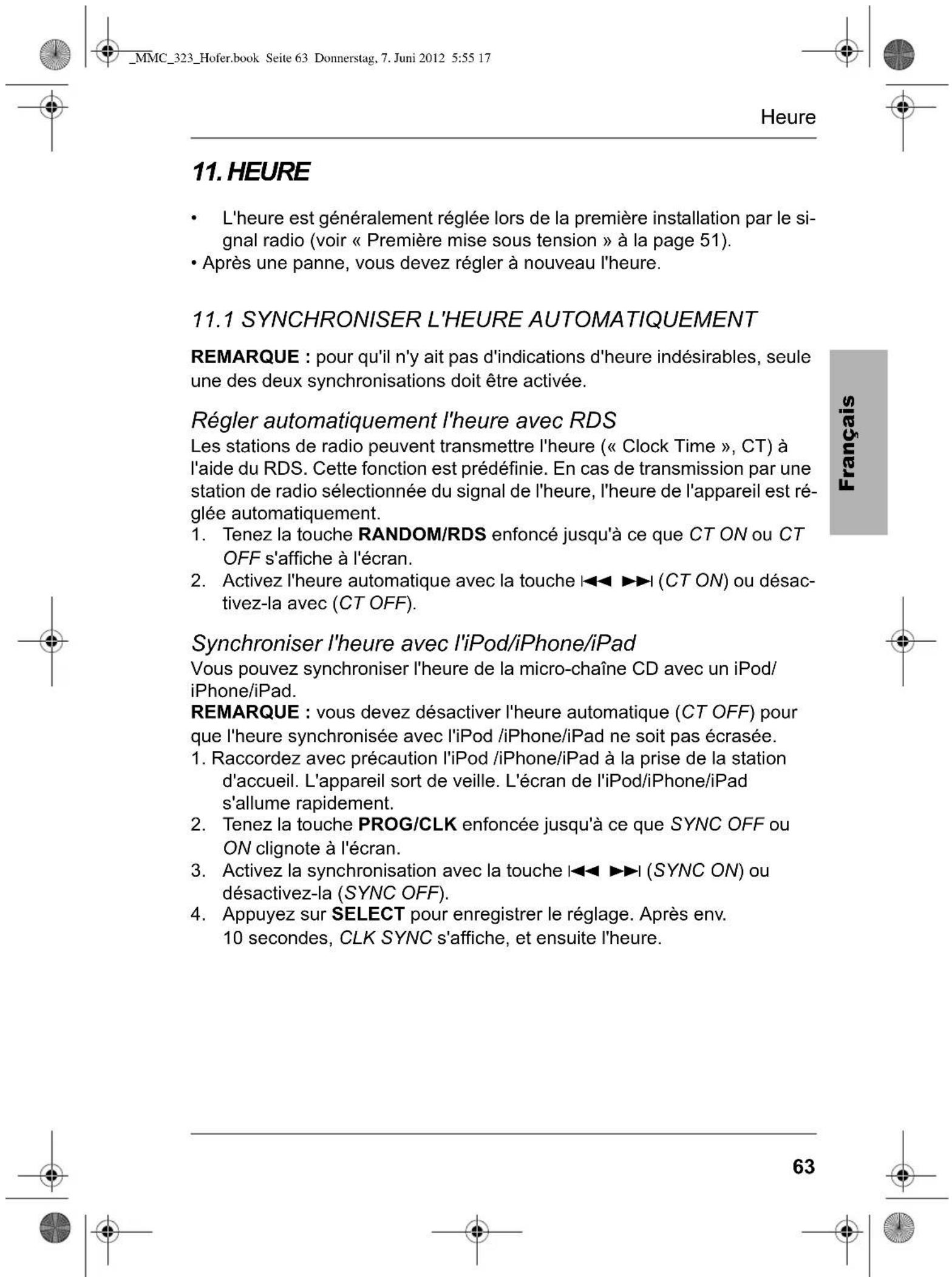 Terris MMC 323 - Supprimer le programme - 1