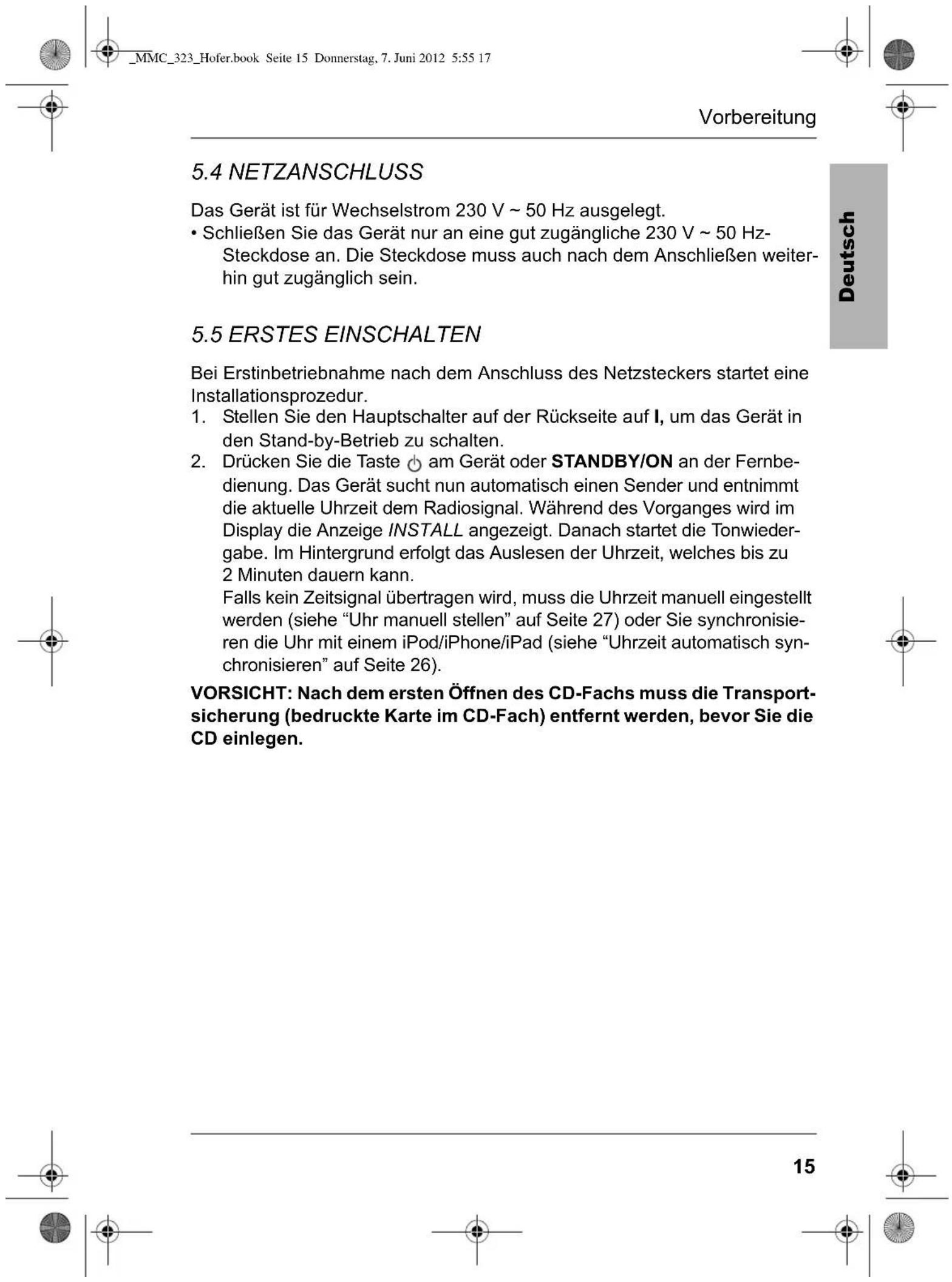 Terris MMC 323 - ANSCHLIEBEN - 1