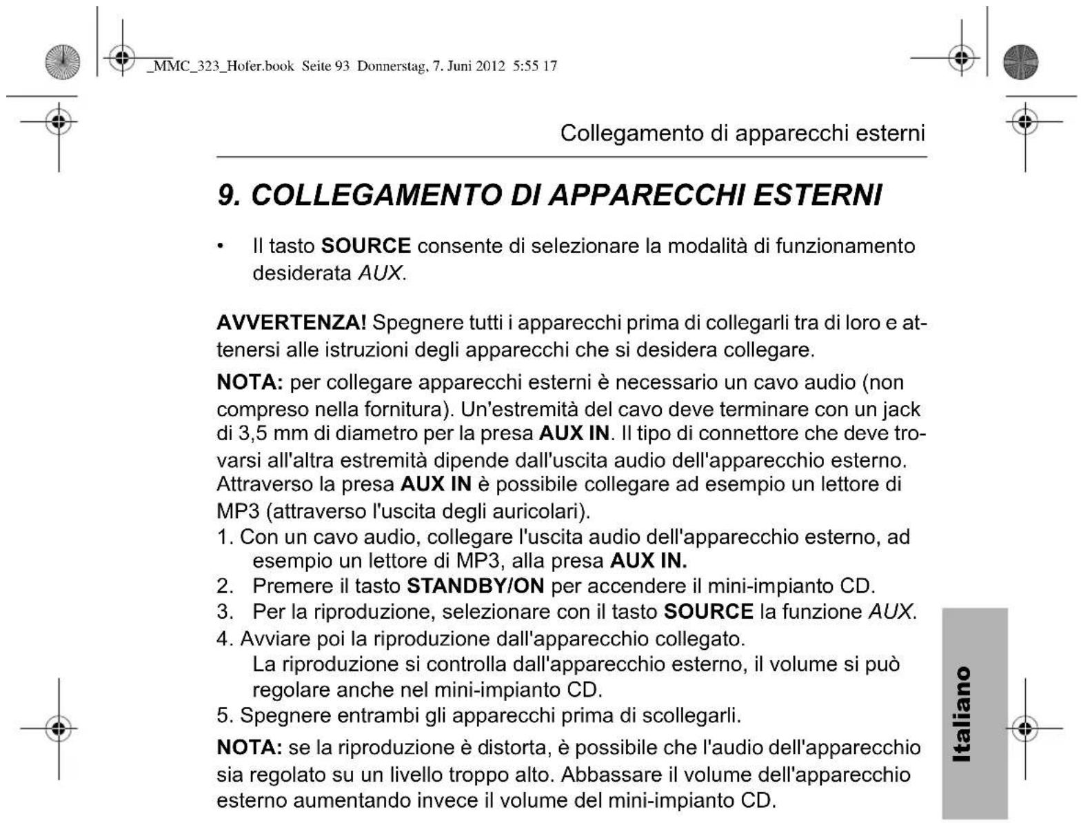 Terris MMC 323 - Ricerca di emittenti in base a PTY - 1