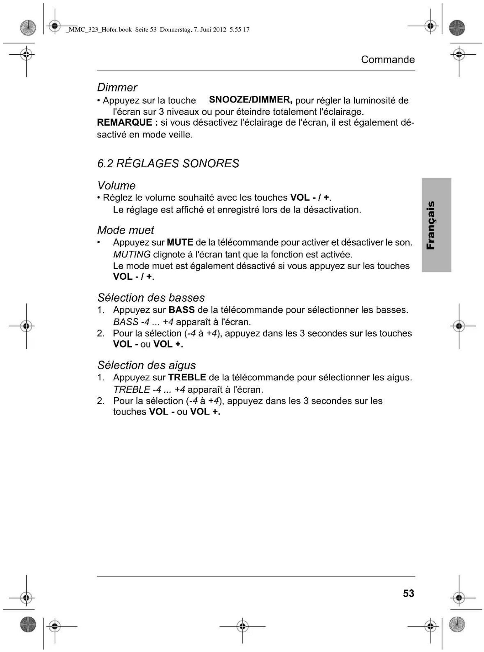 Terris MMC 323 - Désactivation avec SLEEP - 1