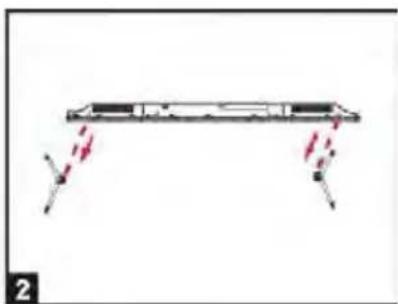 SCHNEIDER LED65SCP200K - • Disassembly of the stand - 2