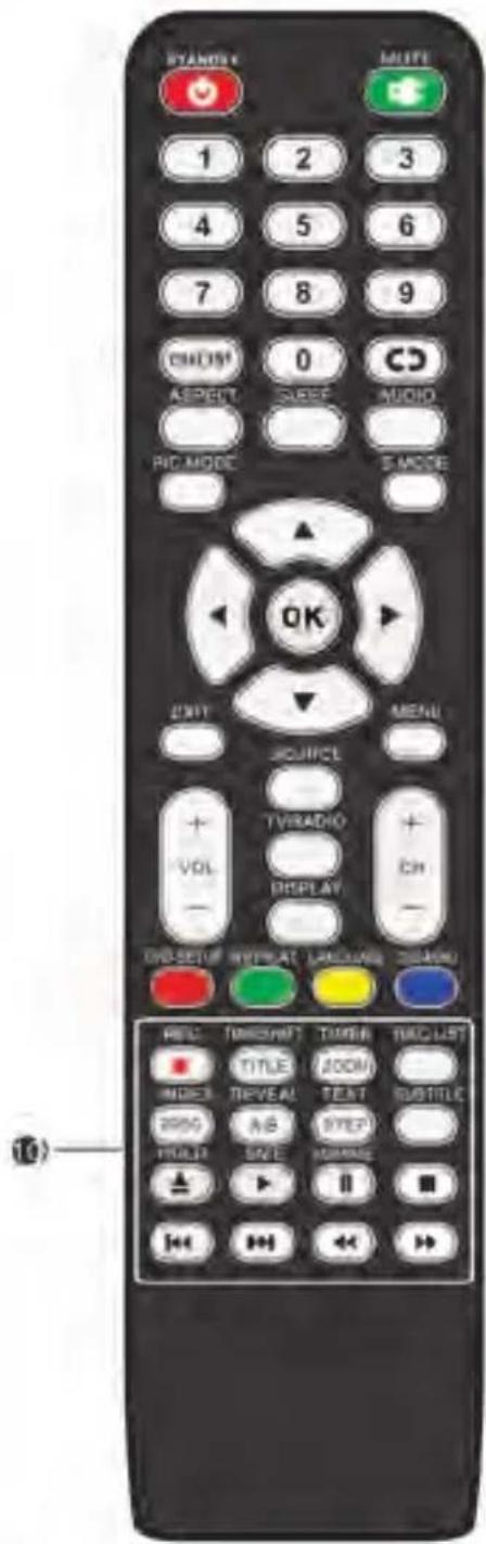 SCHNEIDER LED24SCP090HWDVD - Remote control - 1