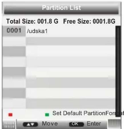 SCHNEIDER LED24SCP090HWDVD - Choose "Partition Select" - 1