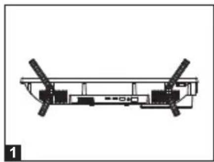 SCHNEIDER LED24SCP090HWDVD - - Mounting of the stand - 1