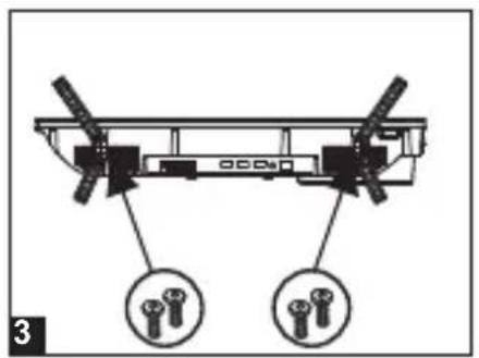 SCHNEIDER LED24SCP090HDVD - - Mounting of the stand - 5